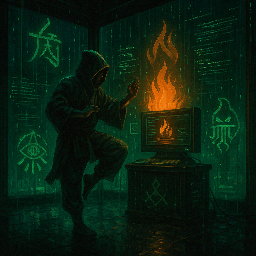 Kata in Rainy Dojo - Ritual Chamber